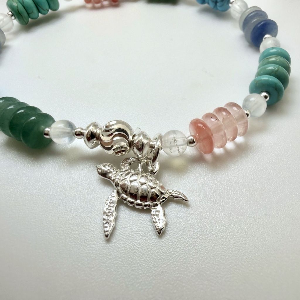 Ocean Vibes Turtle Charm Bracelet Kit