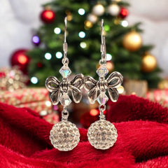 Pave Snowball Christmas Earring Kit