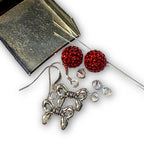 🎄 Pave Christmas Bulb Earring Kit – Light Up Your Holidays! 🎄