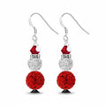 Pave Santa Christmas Earring Kit