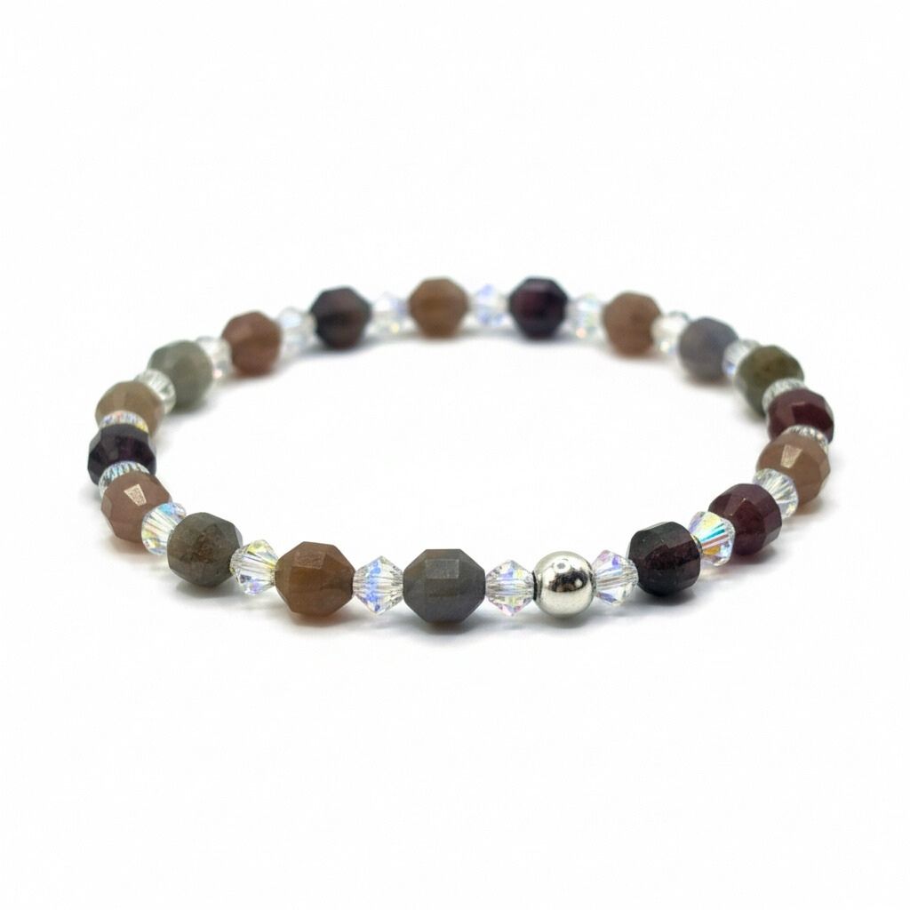Petite Hexagon Gemstone Stack Bracelet Kit – Choose Your Radiant Hue!