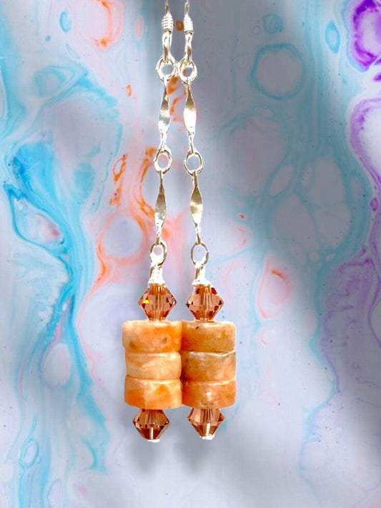 Gems of the Earth Earrings (Ready to Wear)