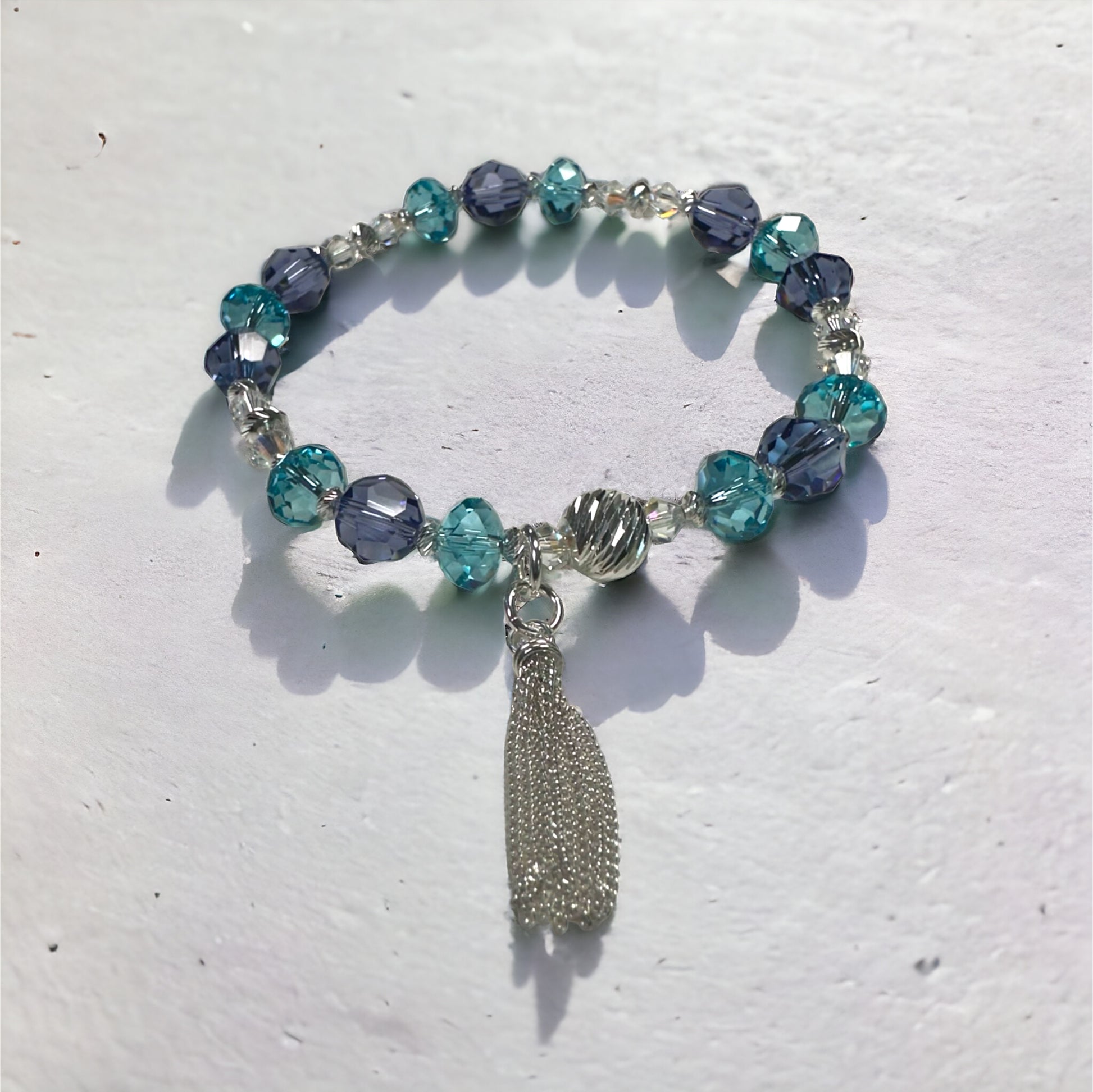 Bracelet Kit - Tanzanite and Turquoise Bracelet