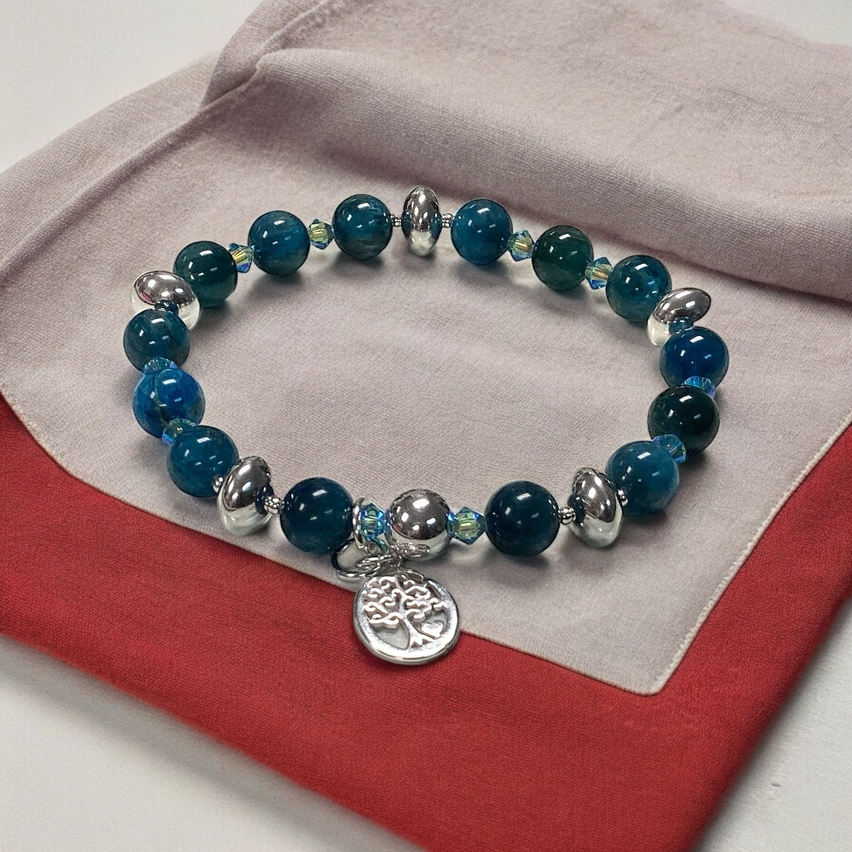 Apatite Tree of Life Bracelet Kit