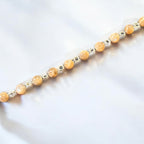Peach Moonstone Link Bracelet Kit
