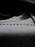 .925 Sterling Silver Diamond Cut Rolo Chain - 2.5mm (1 Foot)  #37