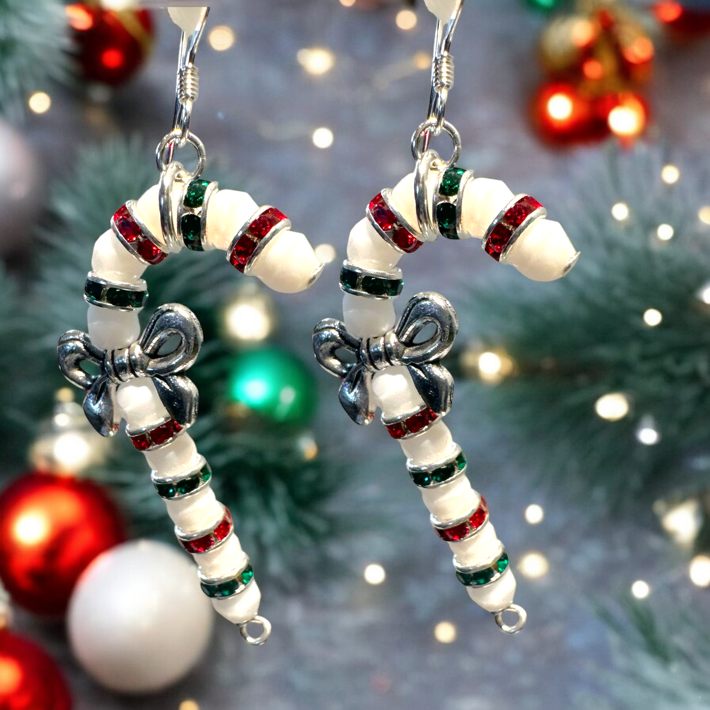 Candy Cane Christmas Earring Kit