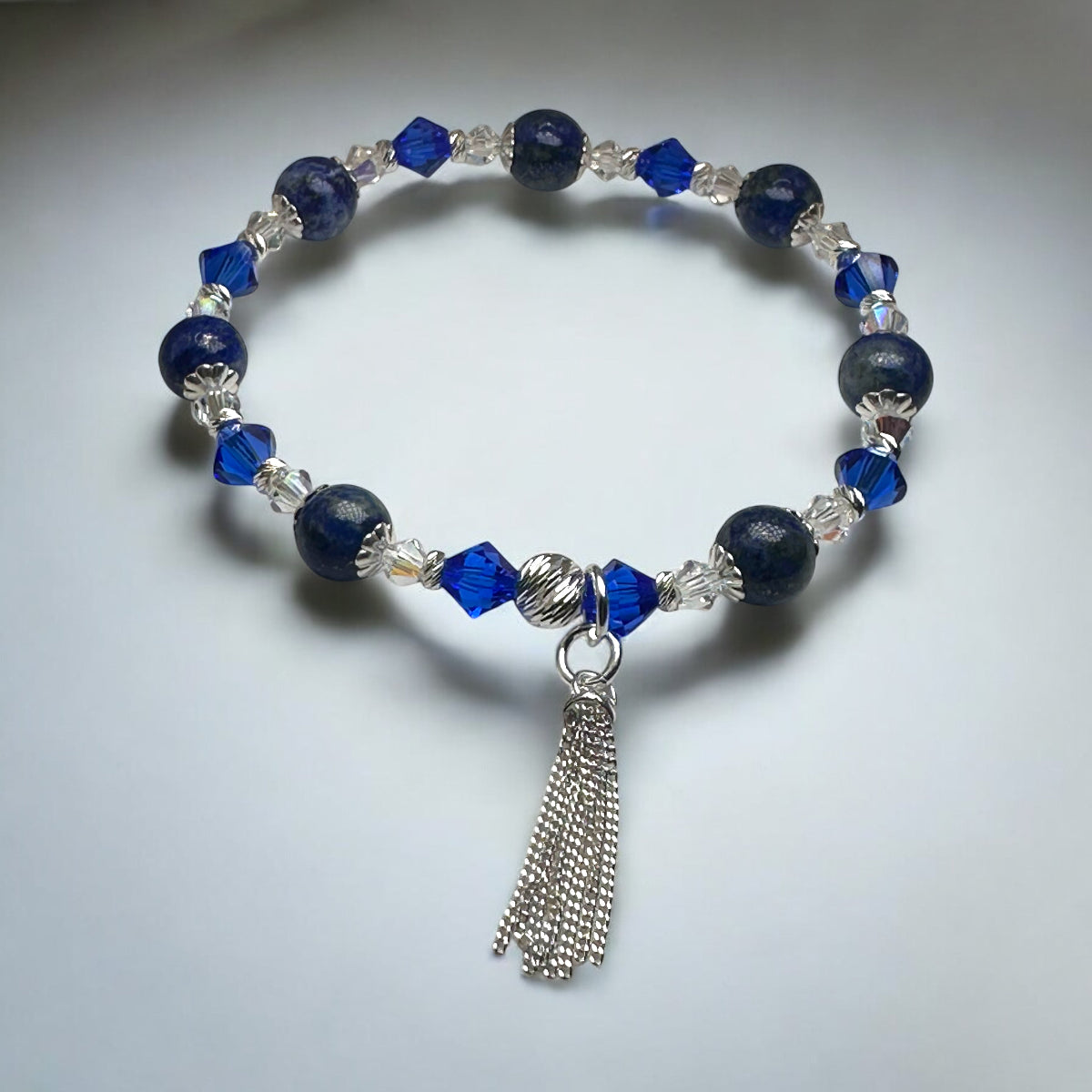 Lovely Lapis Bracelet Kit - Assembled