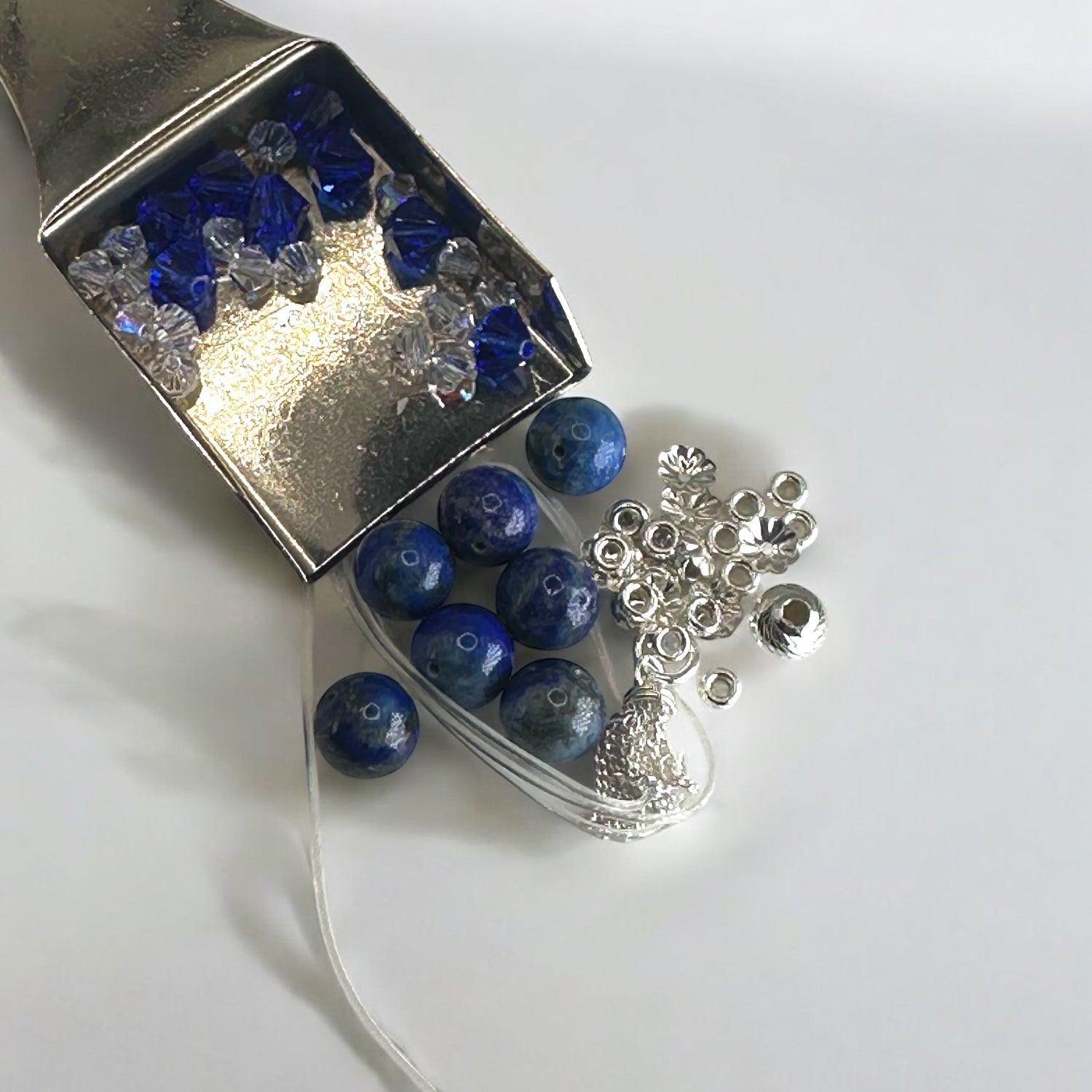Lovely Lapis Bracelet Kit - Materials