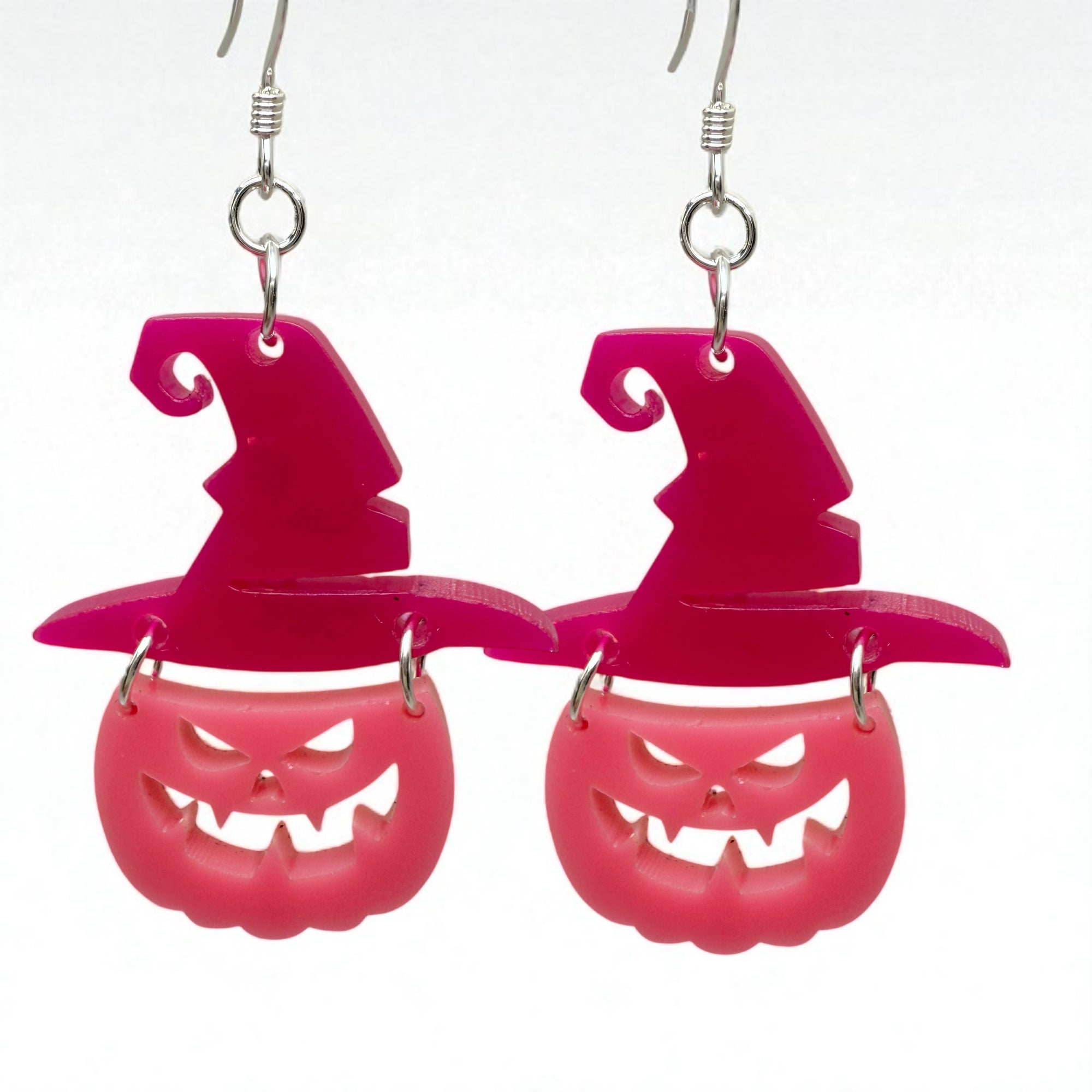 Pastel Pumpkin with Witches Hat Summerween Earring Kit