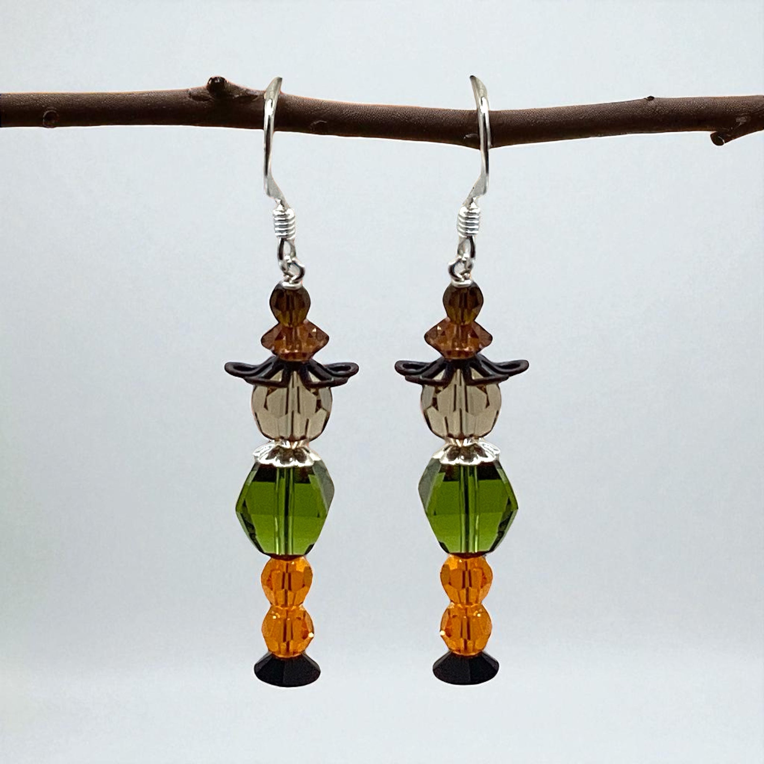 Scarecrow Halloween Earrings (Ready to Wear)