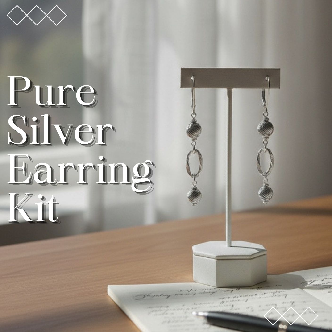 Pure Silver Earring Kit