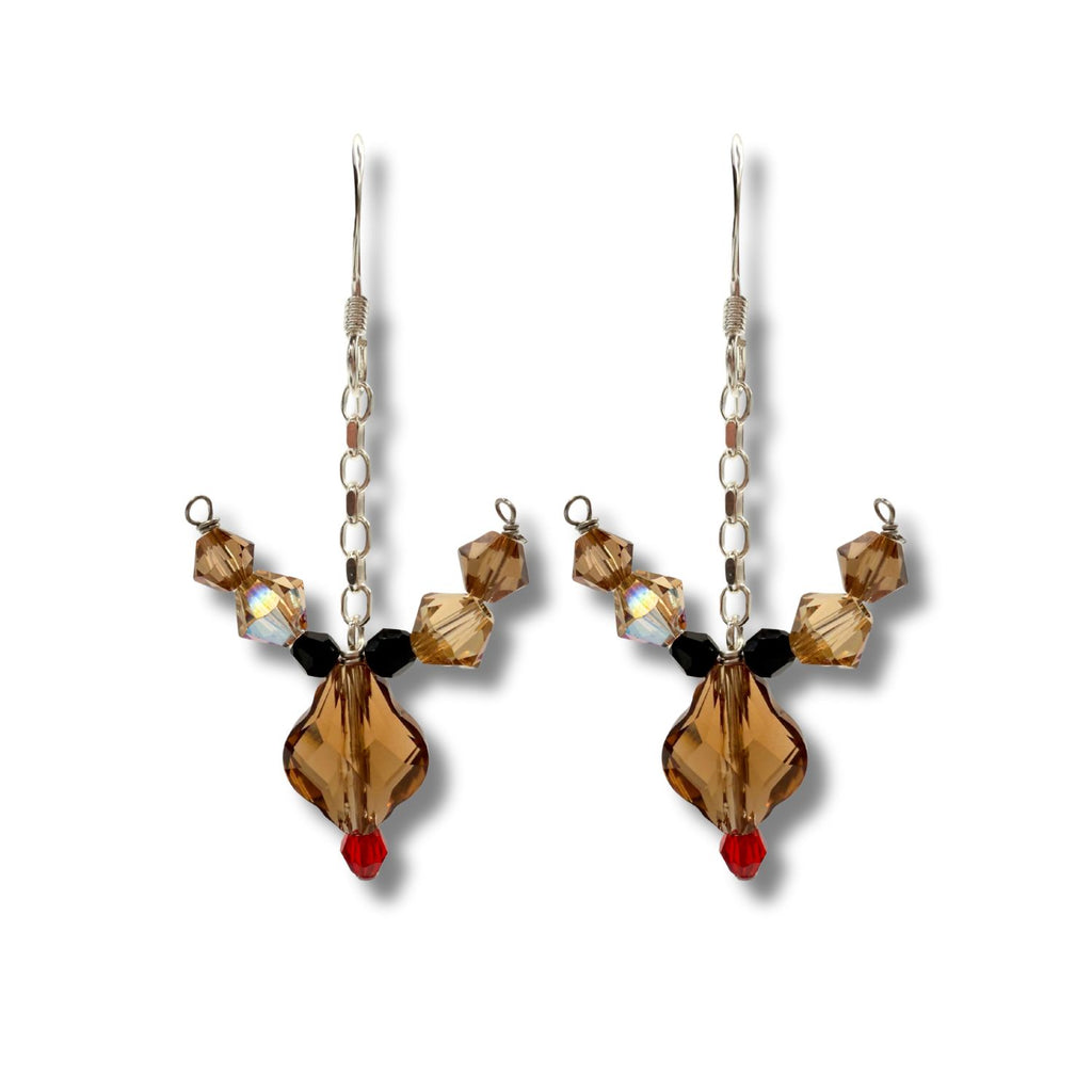 🦌✨ Sparkling Rudolph Earring Kit – Iconic Holiday Glow! ✨🦌