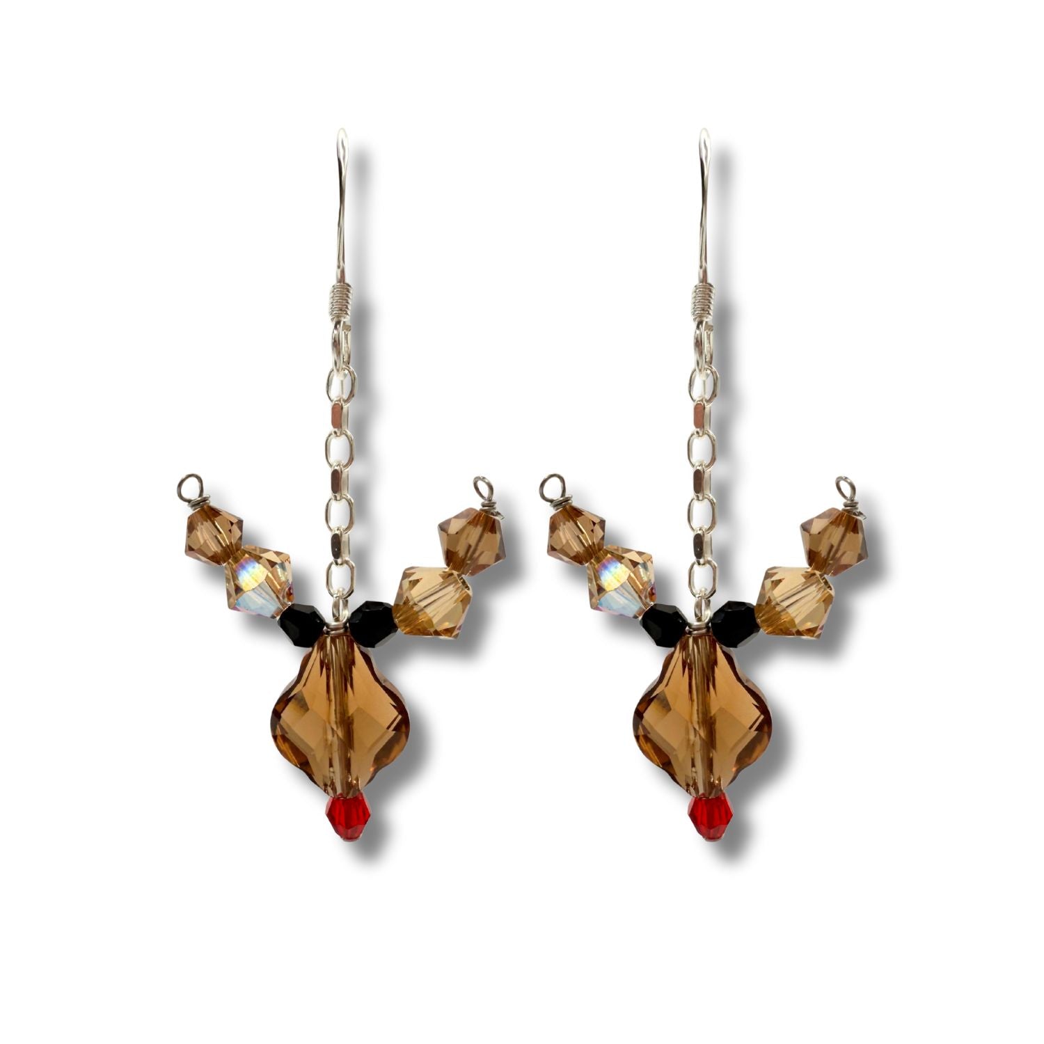 🦌✨ Sparkling Rudolph Earring Kit – Iconic Holiday Glow! ✨🦌