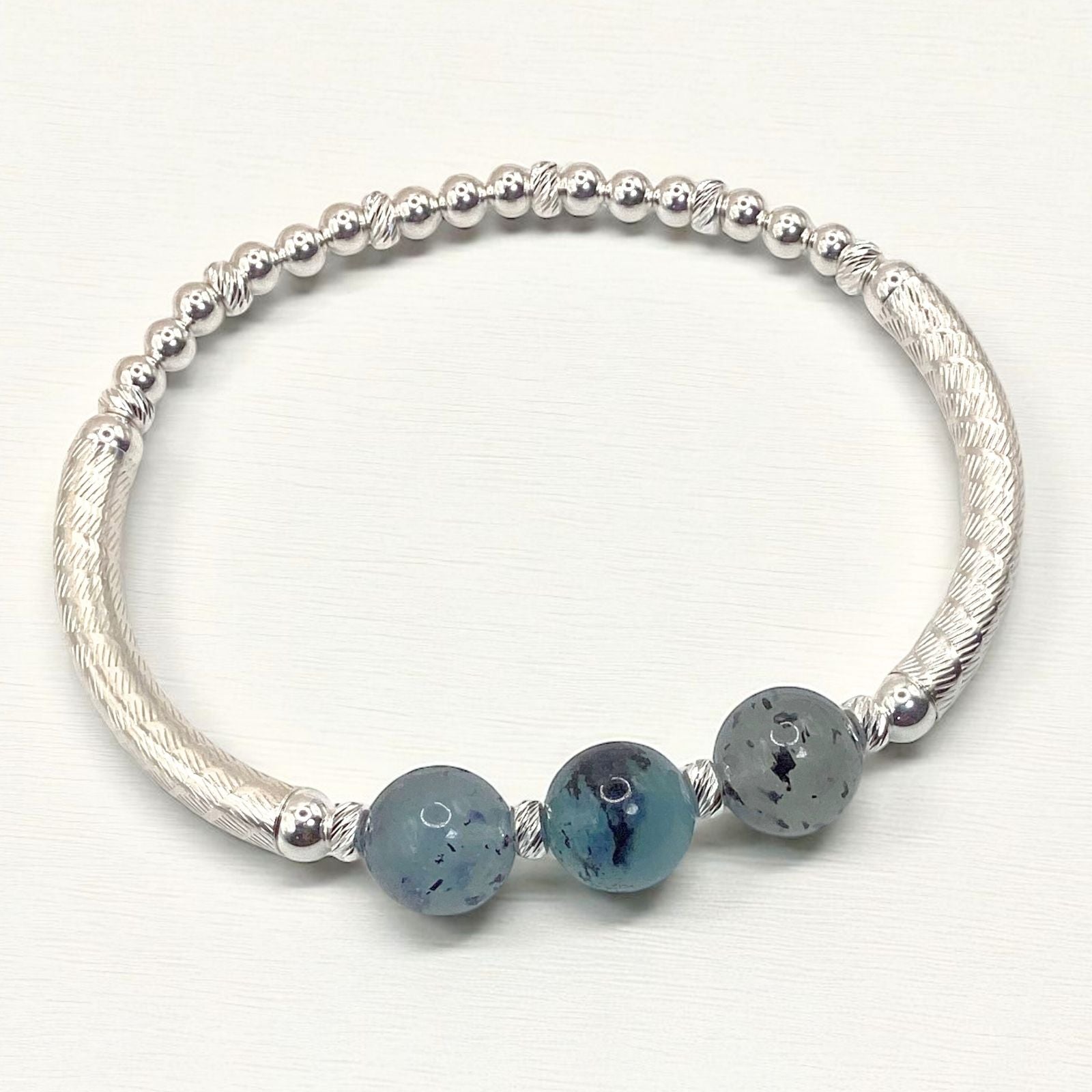 Santa Maria Aquamarine Bangle Bracelet Kit