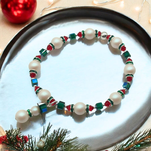 Sparkling Snowman Christmas Bracelet Kit