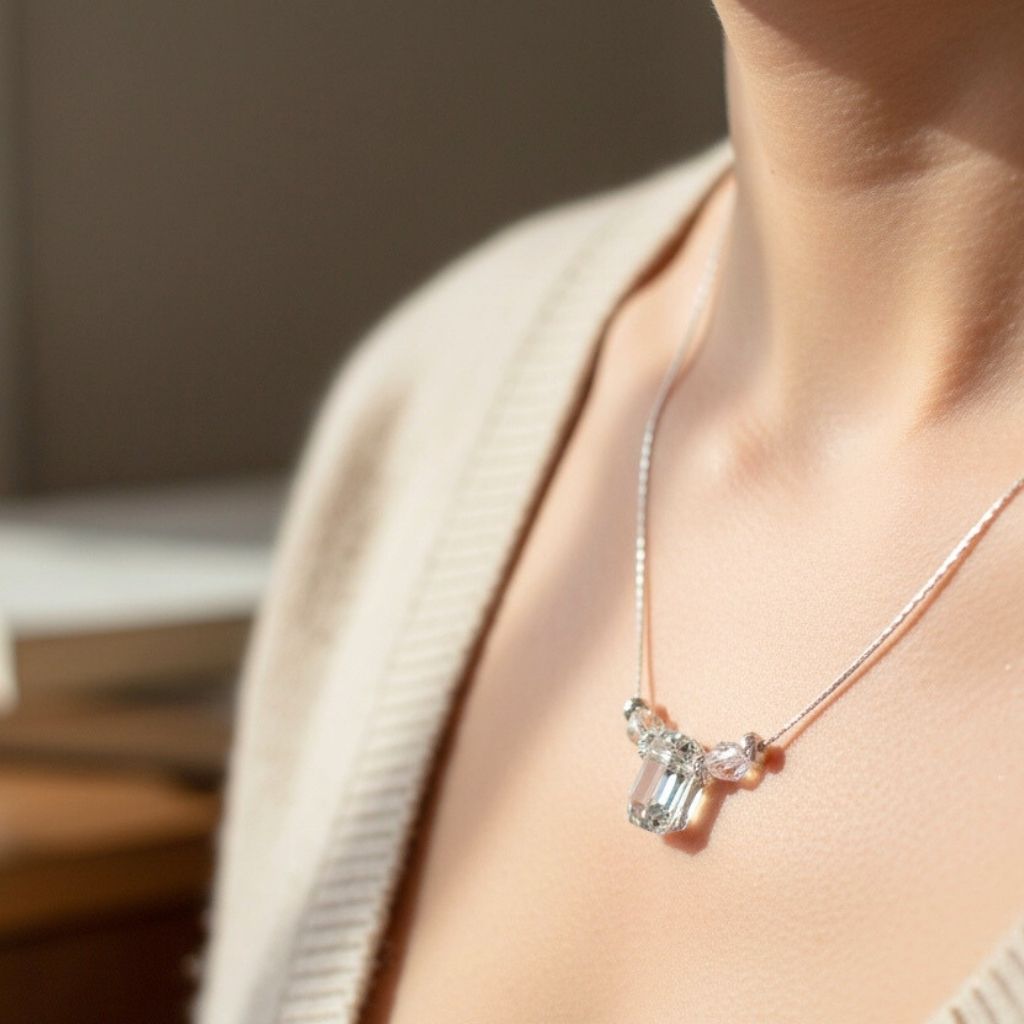 Crystal Prism Drop Necklace Kit