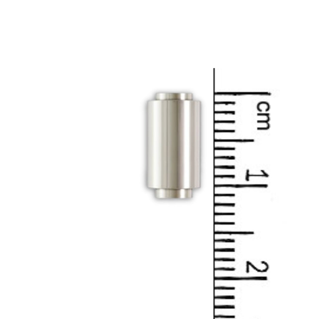 .925 Sterling Silver 12.5mm Threaded Magnetic Clasp