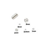 .925 Sterling Silver 12.5mm Threaded Magnetic Clasp