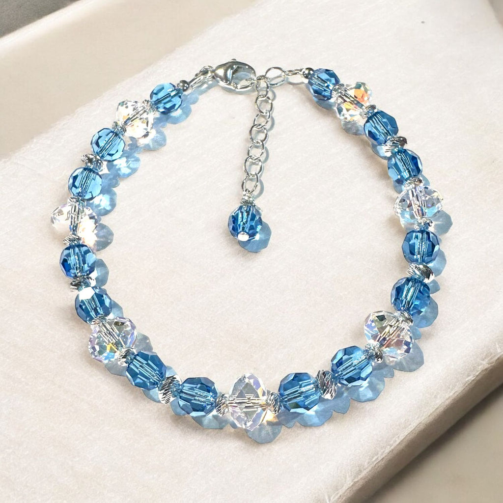 Swarovski Cool Blue Crystal Bracelet Kit Crystal Bracelet – Too