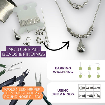 Tempting Teardrop  Necklace Kit