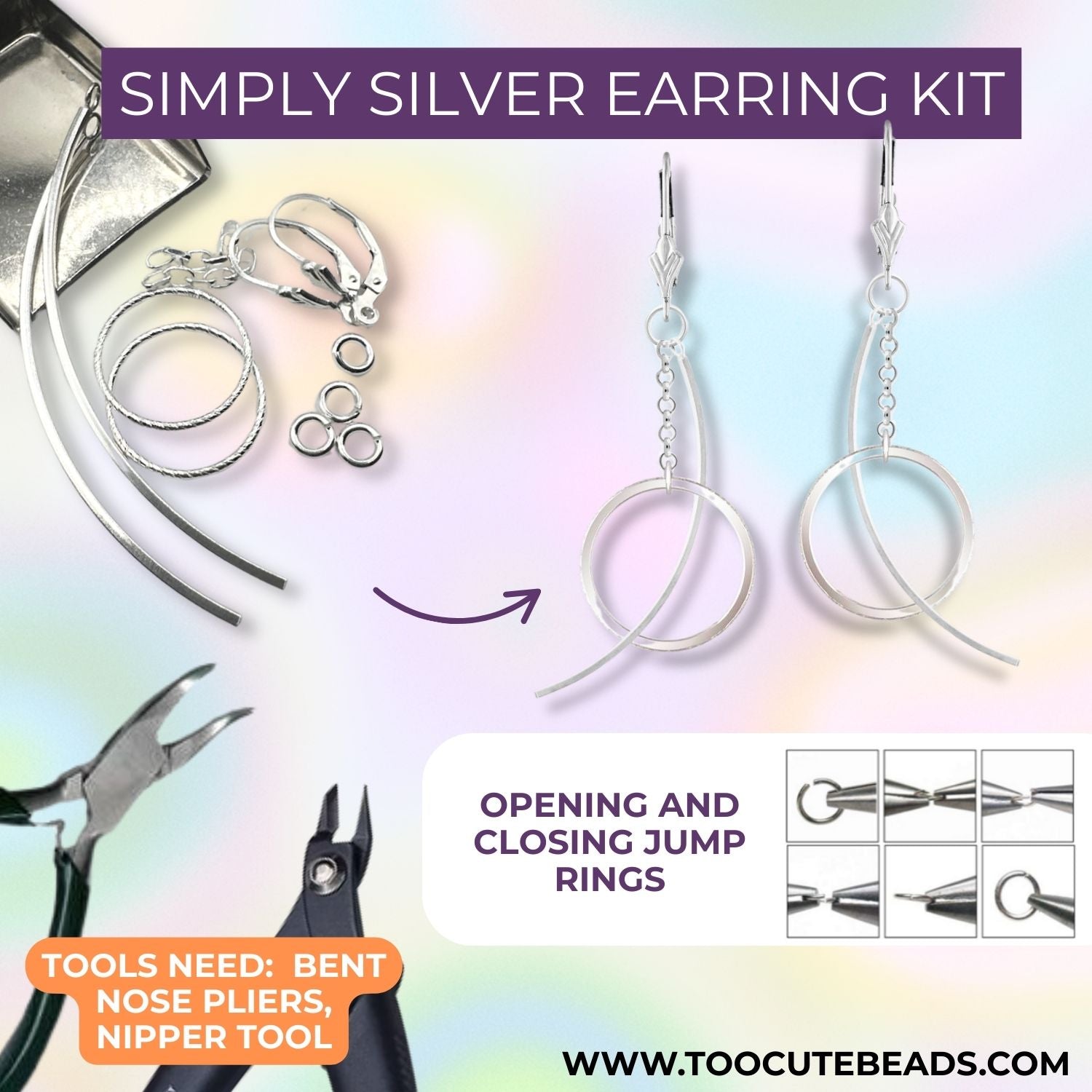 Simply Silver Earring Kit – 100% Sterling Silver