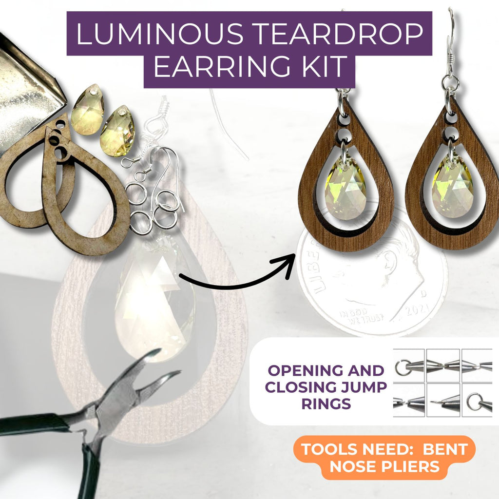 Luminous Teardrop Earring Kit