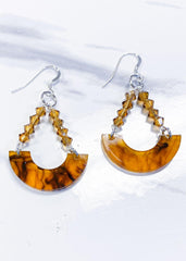 Tortoise Shell Earrings (Ready to Wear)