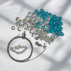 Totally Turquoise Weave Bracelet Kit Components