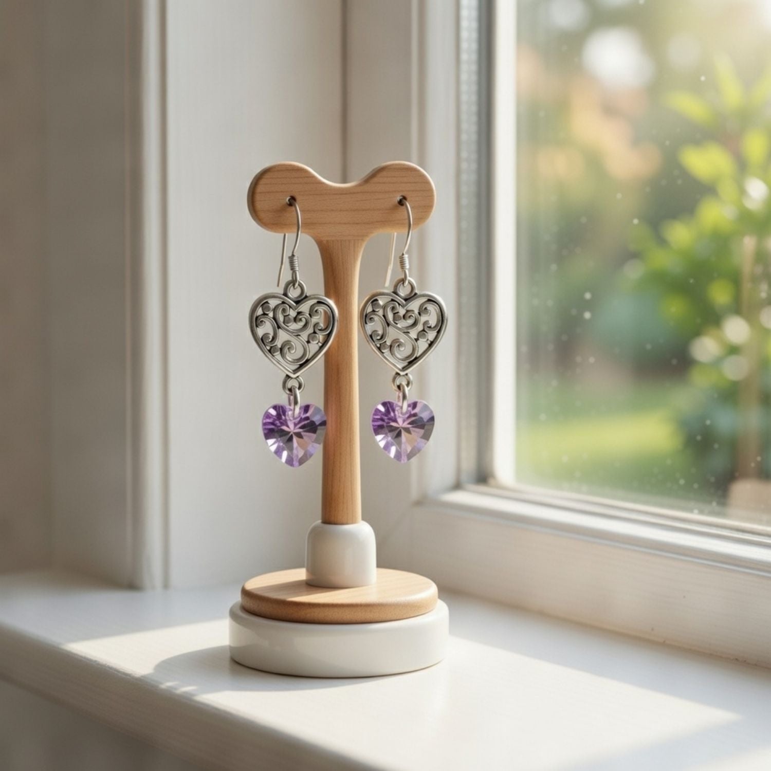 Very Violet Valentine's Day Earring and Bracelet Jewelry Making Kit