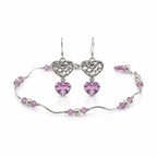 Very Violet Valentine's Day Earring and Bracelet Jewelry Making Kit