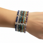 All Bracelets Stacked on Wrist
