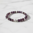 Amethyst Sterling Silver Bracelet - Studio