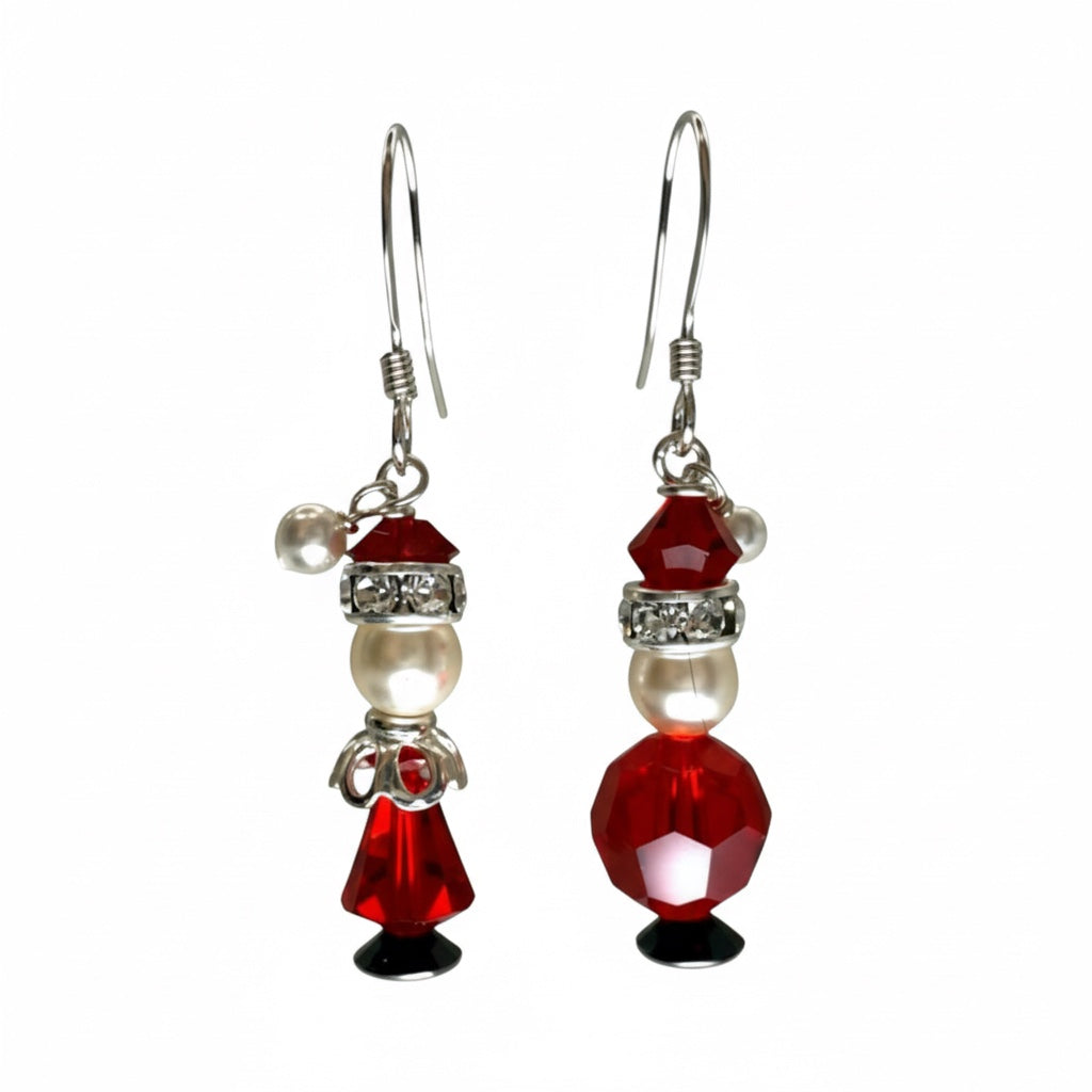 🎅🤶 Mr. & Mrs. Claus Earring Kit – The Cutest Couple on the Nice List! ✨ 🎄