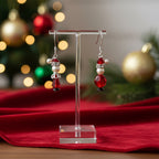 🎅🤶 Mr. & Mrs. Claus Earring Kit – The Cutest Couple on the Nice List! ✨ 🎄