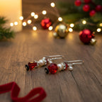 🎅🤶 Mr. & Mrs. Claus Earring Kit – The Cutest Couple on the Nice List! ✨ 🎄