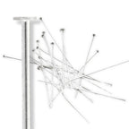 .925 Sterling Silver 22ga. Headpin - 3" (6pack)