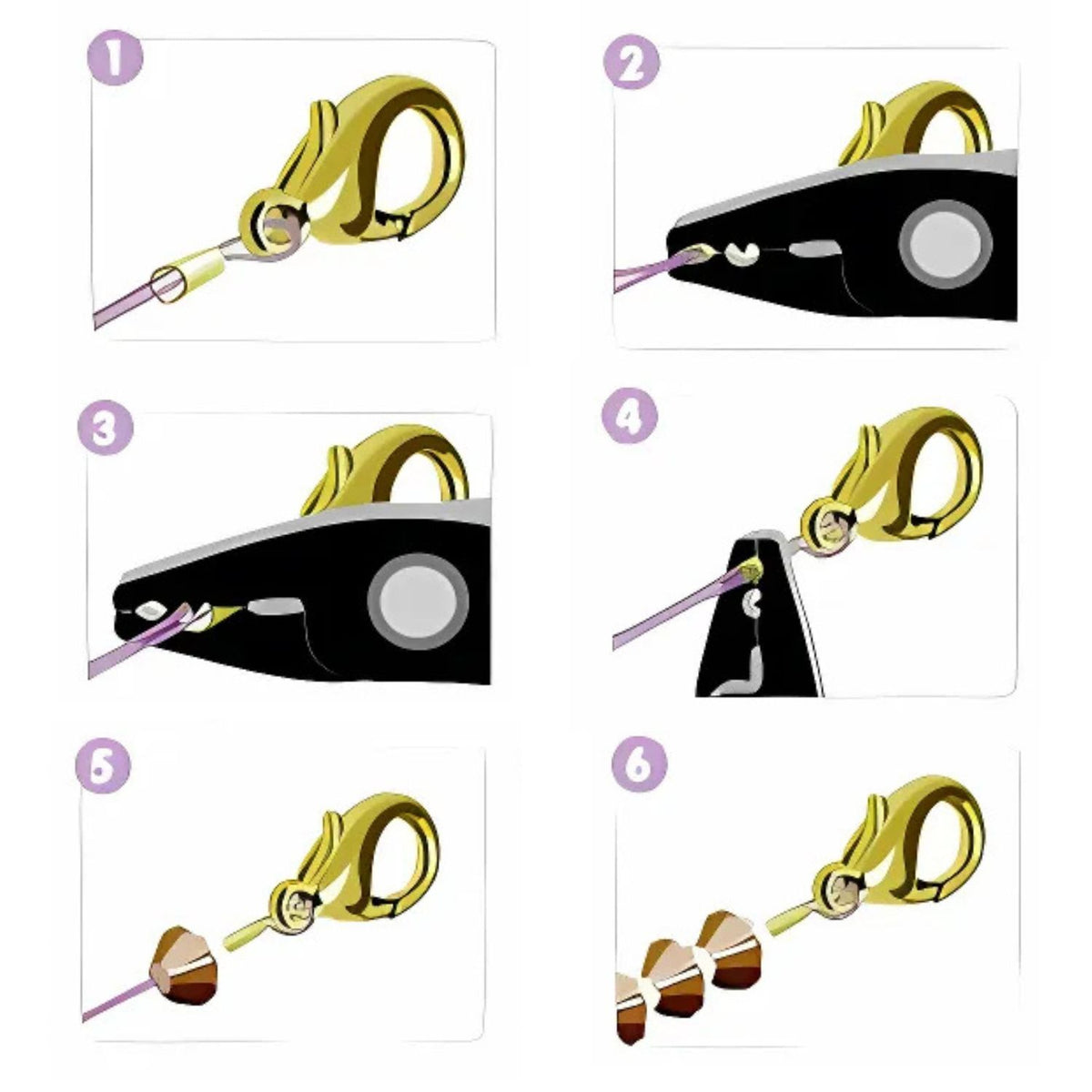 how to crimp a bracelet in 6 easy steps