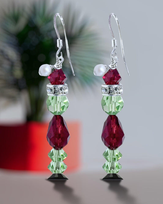 The Grinch Christmas Earrings (Ready to Wear)