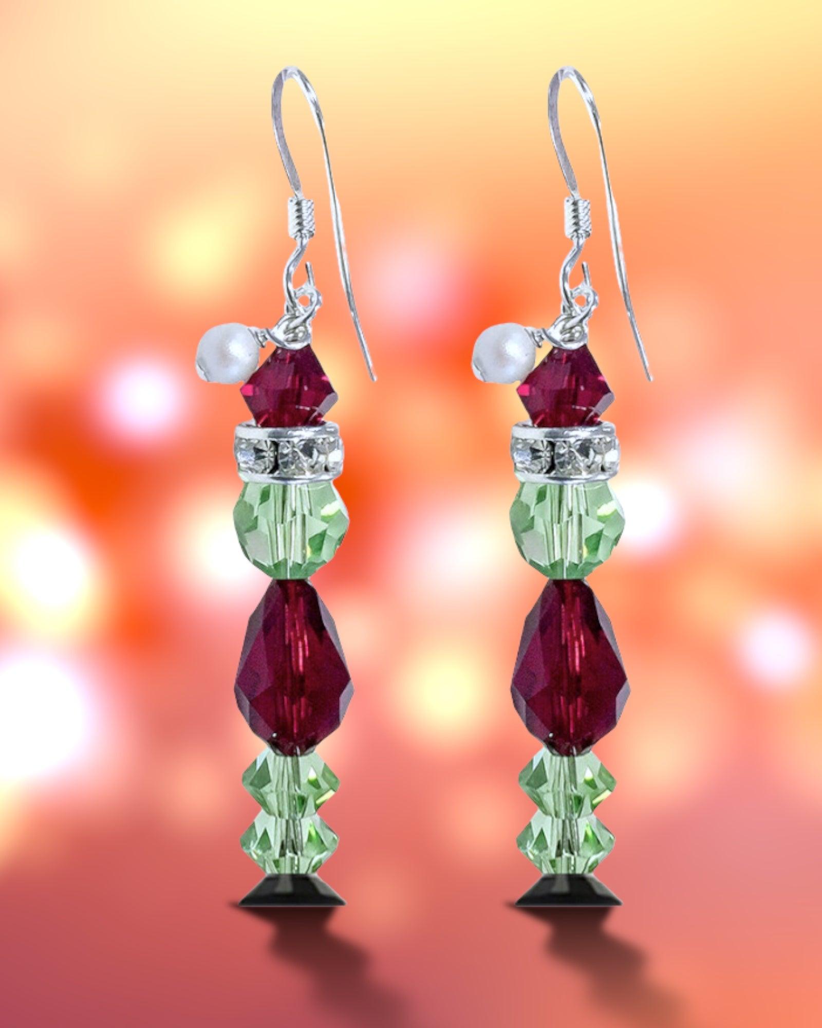 The Grinch Christmas Earrings (Ready to Wear)