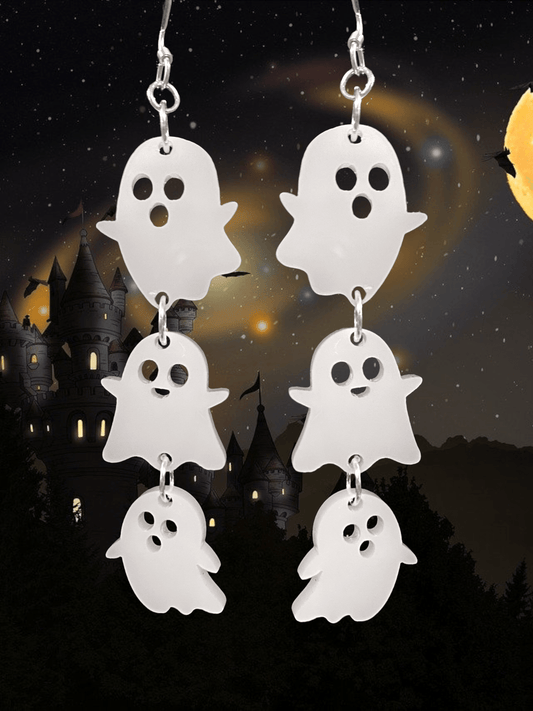 Ghost trio Earring - Halloween Jewelry Making - Too Cute Beads