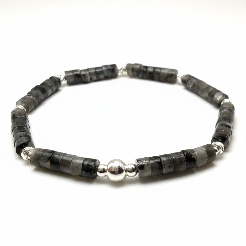 Black Labradorite Petite Gems of the Earth Bracelet Kit