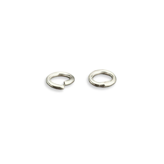 .925 Sterling Silver 18ga. Jump Ring - 5.5mm (10 Pack)