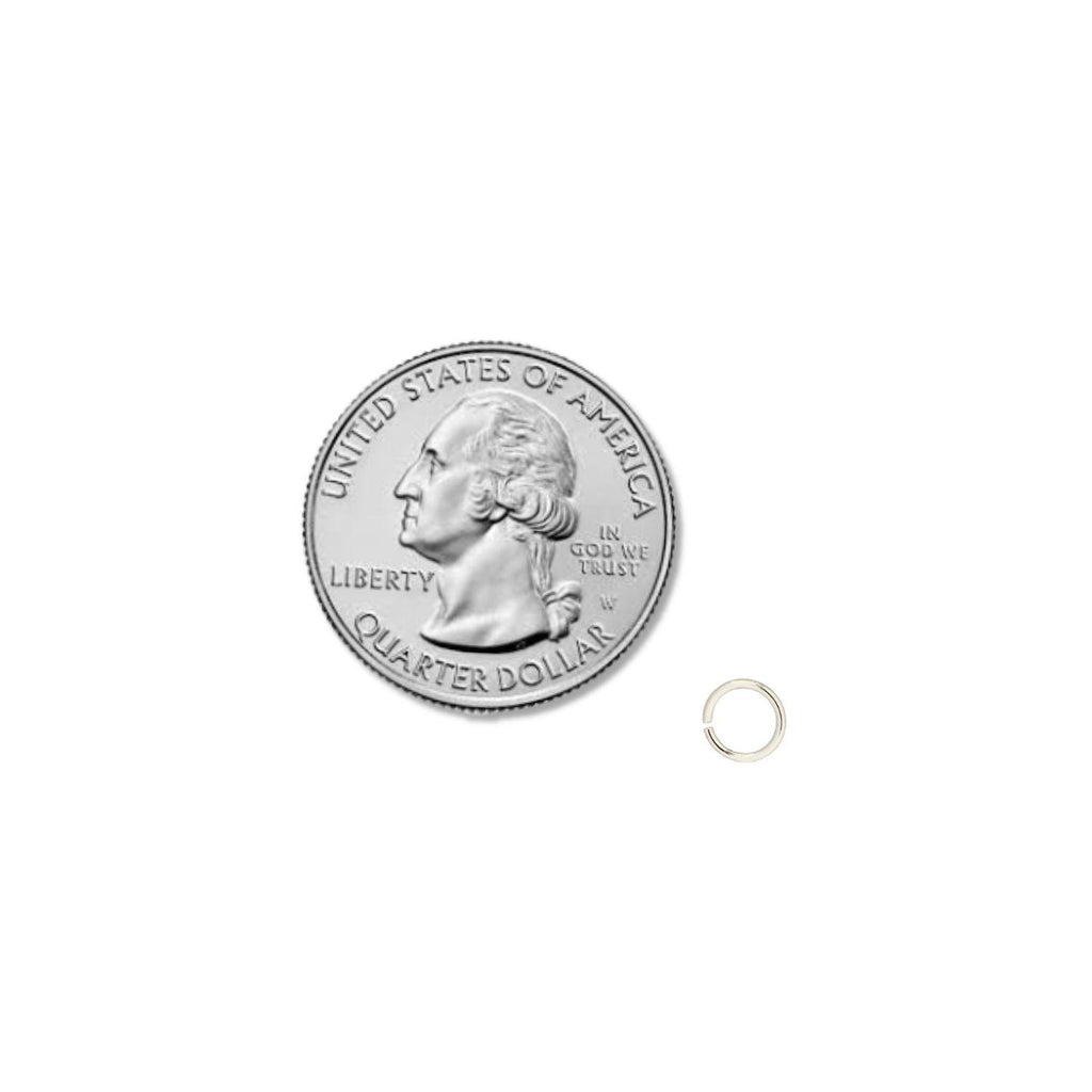 .925 Sterling Silver 18ga. Jump Ring - 5.5mm (10 Pack)
