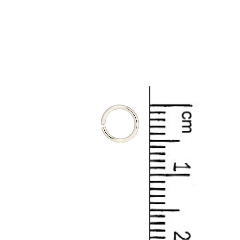 .925 Sterling Silver 18ga. Jump Ring - 5.5mm (10 Pack)
