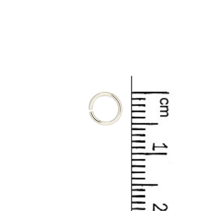 .925 Sterling Silver 18ga. Jump Ring - 5.5mm (10 Pack)