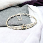 DIY Bracelet Kit - Sparkling Swarovski and Sterling Silver Bracelet - Too Cute Beads