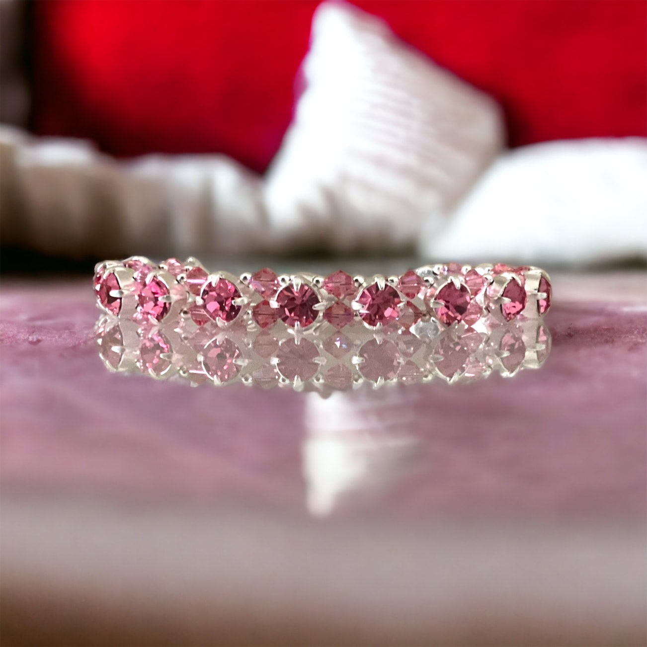 Bracelet Kit - Rose Glitter Bracelet