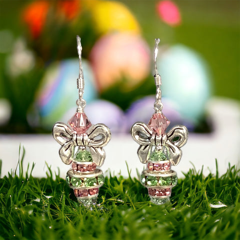 Easter Drop Earring Kit with Bow Design