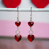 Cz Drop Valentines Day Heart Earring Kit - Jewelry Making Kit – Too Cute  Beads